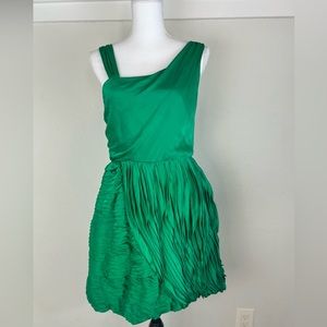 Green Alice + Olivia cocktail dress